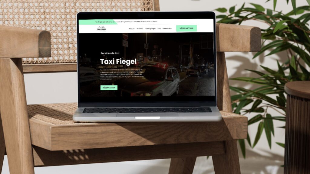 Site internet Taxi Fiegel