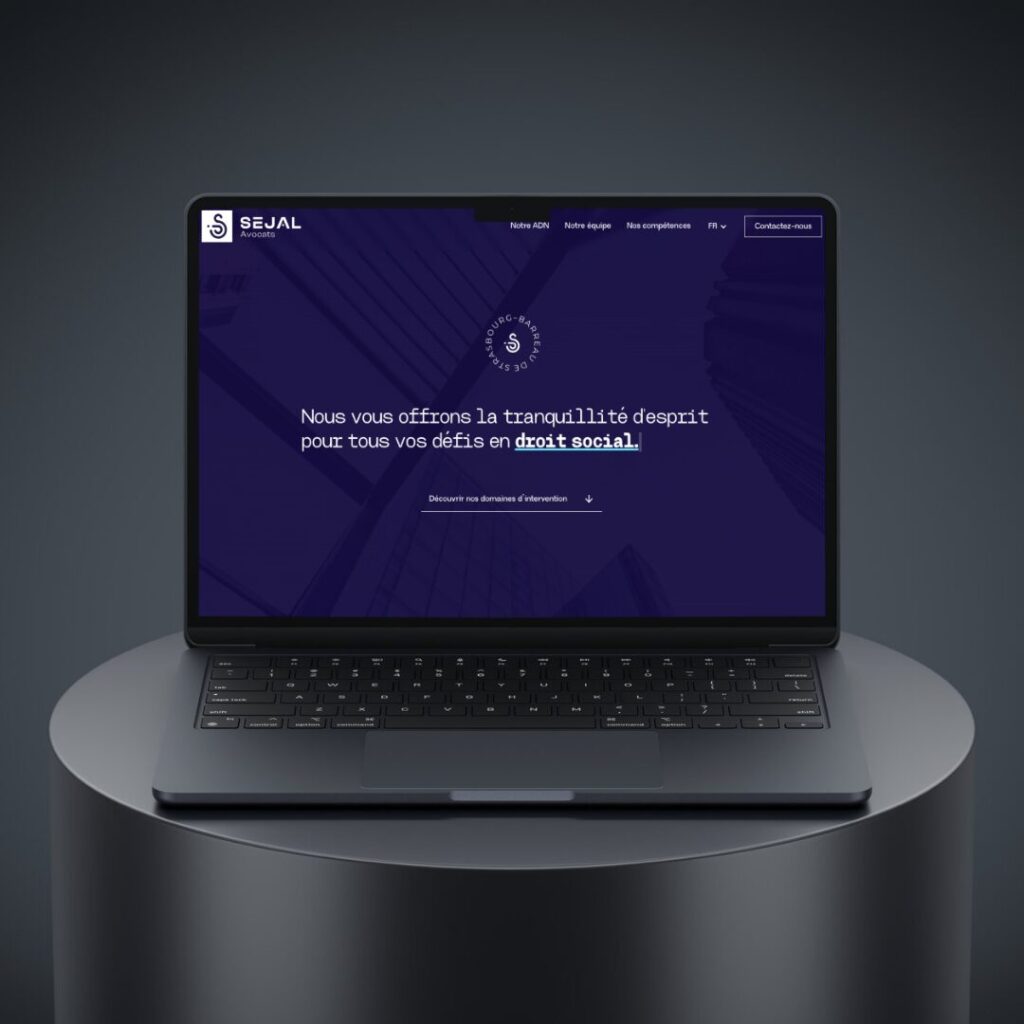 Site internet Sejal Avocats