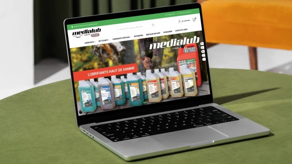 Site e-commerce Kettlitz Medialub France réalisé par Schmitz Agence Web